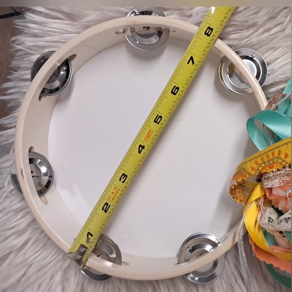 8" Festival Tambourine - Picture 4 of 5